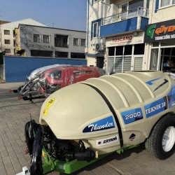 2. El Turbo Fanlı Zirai İlaçlama Makinası – Zirmak Teknik 20, 2000 Litre, 2013 Model, Comet 145 Pompa, Comer Şanzıman, Braglia Kumanda