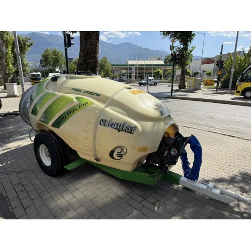 2. El Turbo Fanlı Zirai İlaçlama Makinası – Ertanlar Multi Plus 2000 Litre, 2017 Model, 90’lık Fan, Güçlü Rüzgar Debisi, İtalyan Comet 145 Pompa