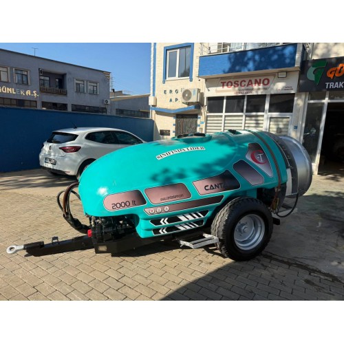2. El 2000 Litre Turbo İlaçlama Makinası Cantaş Çift Pervaneli Ultra Fan | 2021 Model Comet 170 Pompalı