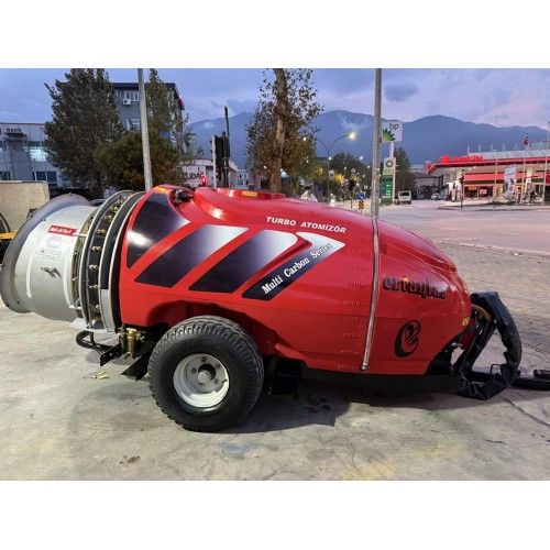 2. El Turbo Fanlı İlaçlama Makinası  Ertanlar 2000 LT Multi Carbon Turbo İlaçlama Makinası (2021)  İtalyan AR Pompa, Bima M60, %40 Tasarruf