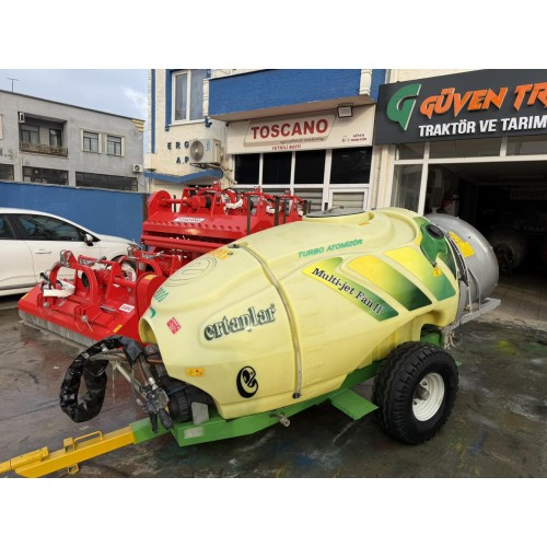 2. El Turbo Fanlı Zirai İlaçlama Makinası 2000 Litre – 2018 Model | İtalyan Donanımlı