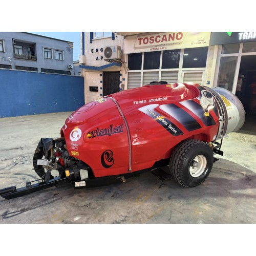 2. El Turbo Fanlı İlaçlama Makinası  Ertanlar 2000 LT Multi Carbon Turbo İlaçlama Makinası (2021)  İtalyan AR Pompa, Bima M60, %40 Tasarruf