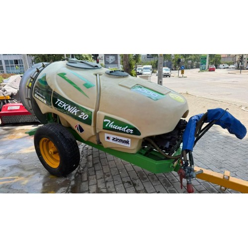 2. El Turbo Fanlı İlaçlama Makinası – 1200 Litre, 2010 Model Zirmak Teknik 20 | 90’lık Fan, 16’lı Stoperli Pirinç Meme