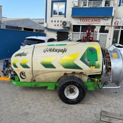 2. El Turbo Fanlı İlaçlama Makinası Ertanlar Gökkuşağı ,2000 Litre, 2013 Model, Full Bakımlı