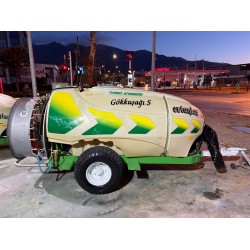 2. El Turbo Fanlı İlaçlama Makinası Ertanlar Gökkuşağı 2013 Model 2000 Litre Bahçe Tipi Zirai İlaçlama
