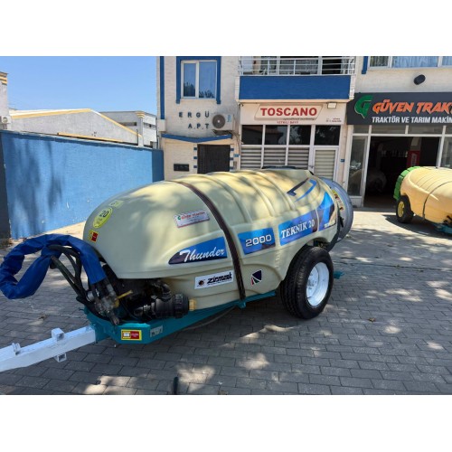 2. El Turbo İlaçlama Makinası Zirmak 2000 Litre 2013 Model | İtalyan Ekipmanlı | Profesyonel Atomizör