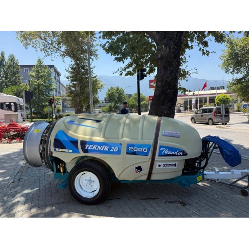 2. El Turbo İlaçlama Makinası Zirmak 2000 Litre 2013 Model | İtalyan Ekipmanlı | Profesyonel Atomizör