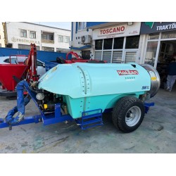 2. El Turbo Fanlı İlaçlama Makinası Holsan Süper Fan 2020 Model 2000 Litre İtalyan Pompalı Bahçe Tipi Zirai İlaçlama