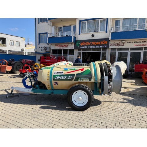 2.El Turbo Fanlı İlaçlama Makinası Zirmak Teknik 20 1200 Lt 2009 Model | Comet 161 Pompa – Comer Şanzıman