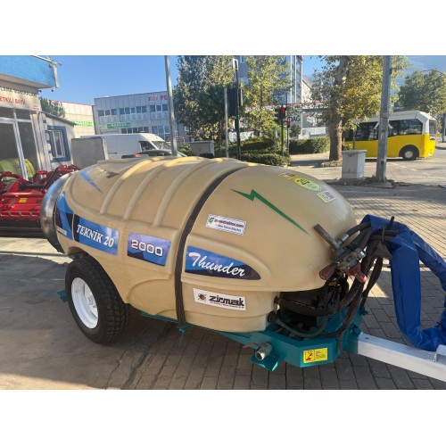 2. El Turbo Fanlı İlaçlama Makinası 2000 Litre Zirmak Teknik 20 2013 Model | Comet 145 4 Piston Pompa