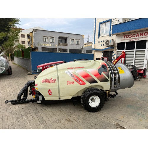 2. El Turbo Fanlı İlaçlama Makinası Ertanlar Multi Jet Fan 3 Citrus 2022 Model 2000 Litre Bahçe Tipi Zirai İlaçlama