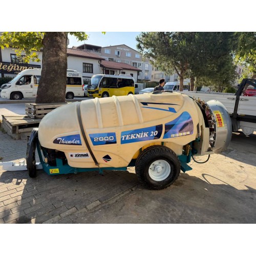 2. El 2000 Litre Turbo İlaçlama Makinası Zirmak Teknik 20 | 2018 Model | İtalyan Bertolani 144 Pompa | İtalyan Şanzıman | 90'lık Süper Fan | Servis Bakımlı