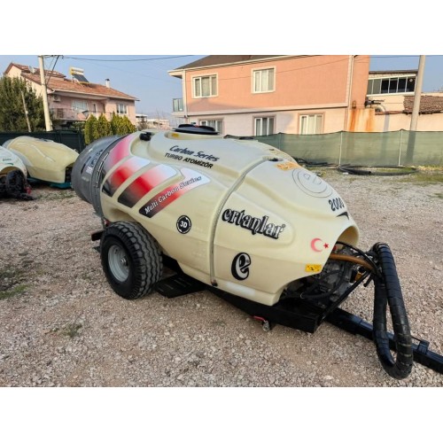 2.El Turbo Fanlı İlaçlama Makinası Ertanlar Carbon 2 Ton 2023 Model | T-Jet Nozullu, Bima M60 Şanzımanlı