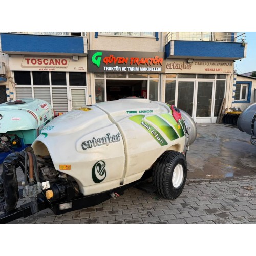 2. El Turbo Fanlı İlaçlama Makinası Ertanlar Multi Jet Fan 2000 Litre – 2020 Model