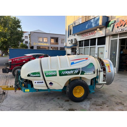 2. El Turbo Fanlı İlaçlama Makinası 2018 Model Zirmak Teknik 20