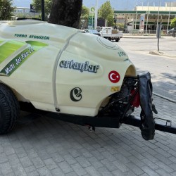 2. El Turbo Fanlı Zirai İlaçlama Makinası – Ertanlar Multi Jet Fan 2000 Litre, 2022 Model, Çift Pervaneli, Annovi 150 Pompa