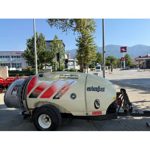 2. El Turbo İlaçlama Makinası Ertanlar Multi Carbon 2000 Litre 2021 Model | İtalyan Annovi Reverberi Özel Seri Pompa | BIMA Şanzıman | Valvol Meccanica Kumanda