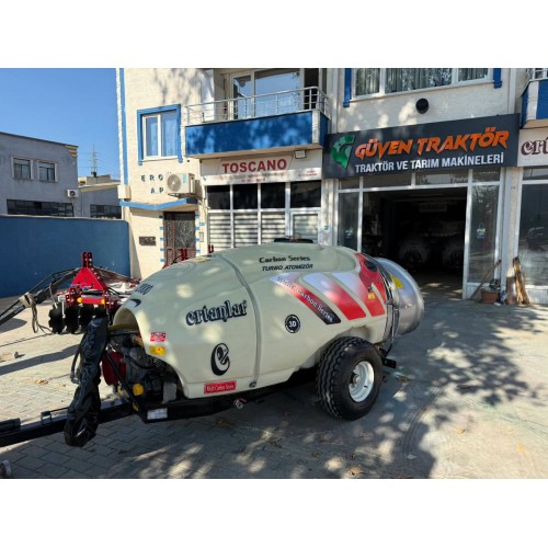 2. El Turbo İlaçlama Makinası Ertanlar Multi Carbon 2000 Litre 2021 Model | İtalyan Annovi Reverberi Özel Seri Pompa | BIMA Şanzıman | Valvol Meccanica Kumanda