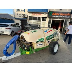 2.El Turbo Fanlı İlaçlama Makinası 2011 Model Zirmak 1200 Litre Atomizör – Comet 145 Pompalı Bahçe İlaçlama Makinası