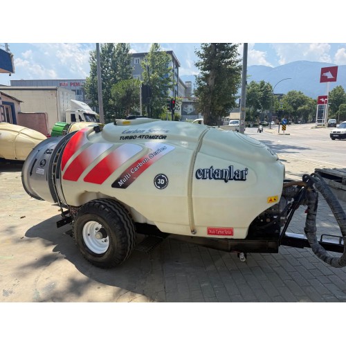 2. El Çift Pervaneli Turbo Fanlı İlaçlama Makinası Ertanlar Multi Carbon 2000 Litre (2023 Model) | İtalyan Donanımlı