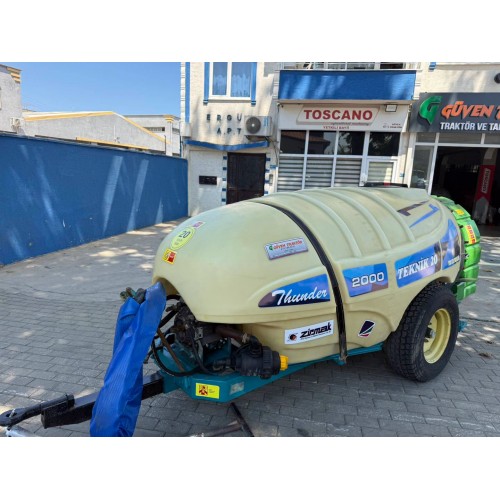2. El Turbo İlaçlama Makinası Zirmak Teknik 20 2000 Litre 2013 Model | İtalyan Bertolini 154 Pompa | İtalyan Comer Şanzıman | Full İtalyan Donanımlı