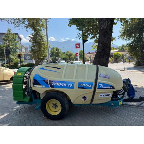 2. El Turbo İlaçlama Makinası Zirmak Teknik 20 2000 Litre 2013 Model | İtalyan Bertolini 154 Pompa | İtalyan Comer Şanzıman | Full İtalyan Donanımlı