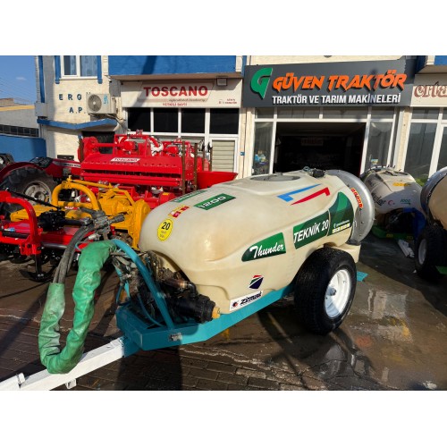 2.El Turbo Fanlı İlaçlama Makinası Zirmak 1200 Lt 2013 Model | İtalyan Bertoloni 144 Pompa