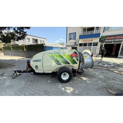 2. El Turbo Fanlı Zirai İlaçlama Makinası – Ertanlar Multi Jet Fan 2000 Litre, 2022 Model, Çift Pervaneli, Annovi 150 Pompa