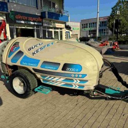 2. El Turbo İlaçlama Makinası – Cantaş 2000 Litre Sis Fan | Çift Pervaneli, Comet Pompalı, Full Bakımlı