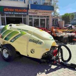 2. El Turbo İlaçlama Makinası Ertanlar Multi Jet 2023 Model 2000 Litre Çift Pervaneli 90’lık Eğik Fan, İtalyan Pompa, Şanzıman ve Meme
