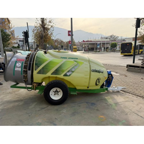 2.El Turbo Fanlı İlaçlama Makinası Ertanlar Multi Jet Fan 2018 Model 2000 Litre – Comet 145 Pompa, Alman Wing Fan, Full İtalyan Ekipman
