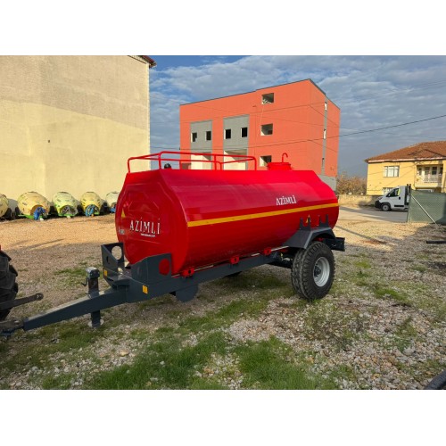 Azimli 5 Ton Su Tankeri – 5000 Litre Tek Dingil Traktör Arkası Su Tankeri