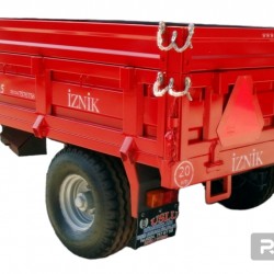 Uslu Römork Tek Dingil Damperli 2.5 Ton