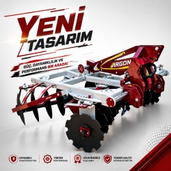 Argon 20’li Geniş Ara Goble Diskaro Makinası | 240 cm | Yeni Nesil Özel Tasarım | Zeytinlik ve Bahçe