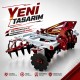 Argon 20’li Geniş Ara Goble Diskaro Makinası | 240 cm | Yeni Nesil Özel Tasarım | Zeytinlik ve Bahçe