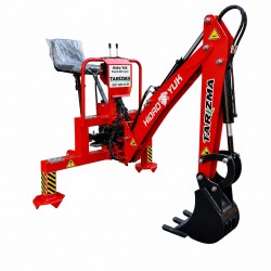 Traktör Arkası Kazıcı Kepçe – 3 Nokta Askılı, Kendinden Yağlı, Mini Hidrolik Kepçe
