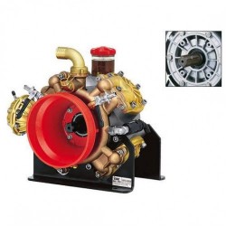 Annovi Reverberi BHS 200 Orijinal İtalyan Turbo İlaçlama Pompası – 4 Piston, Çelik Gövde, Pirinç Monifold, Emniyet Siboplu, 200 Litre/Dakika Debi, 50 Bar Basınç