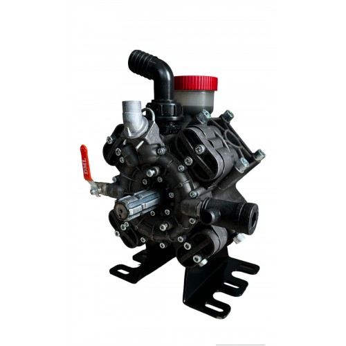 Eşmesan 105’lik İlaçlama Pompası | 4 Piston 4 Mebranlı – 105 L/Dk Debi, 50 Bar, Emniyet Siboplu, Uzun Ömürlü