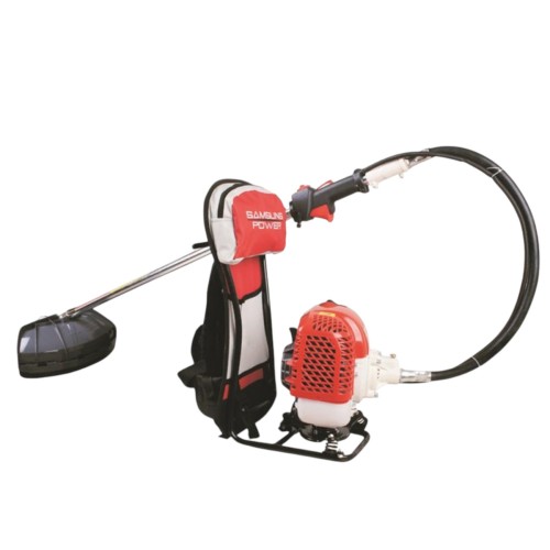 Samsung Sırt Tipi Benzinli Tırpan | 51.7 cc 2 Zamanlı | Güçlü Motorlu Ot Biçme Makinesi | Pilot Kollu, Düz Şaftlı